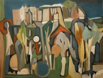 Norditalienische Landschaft